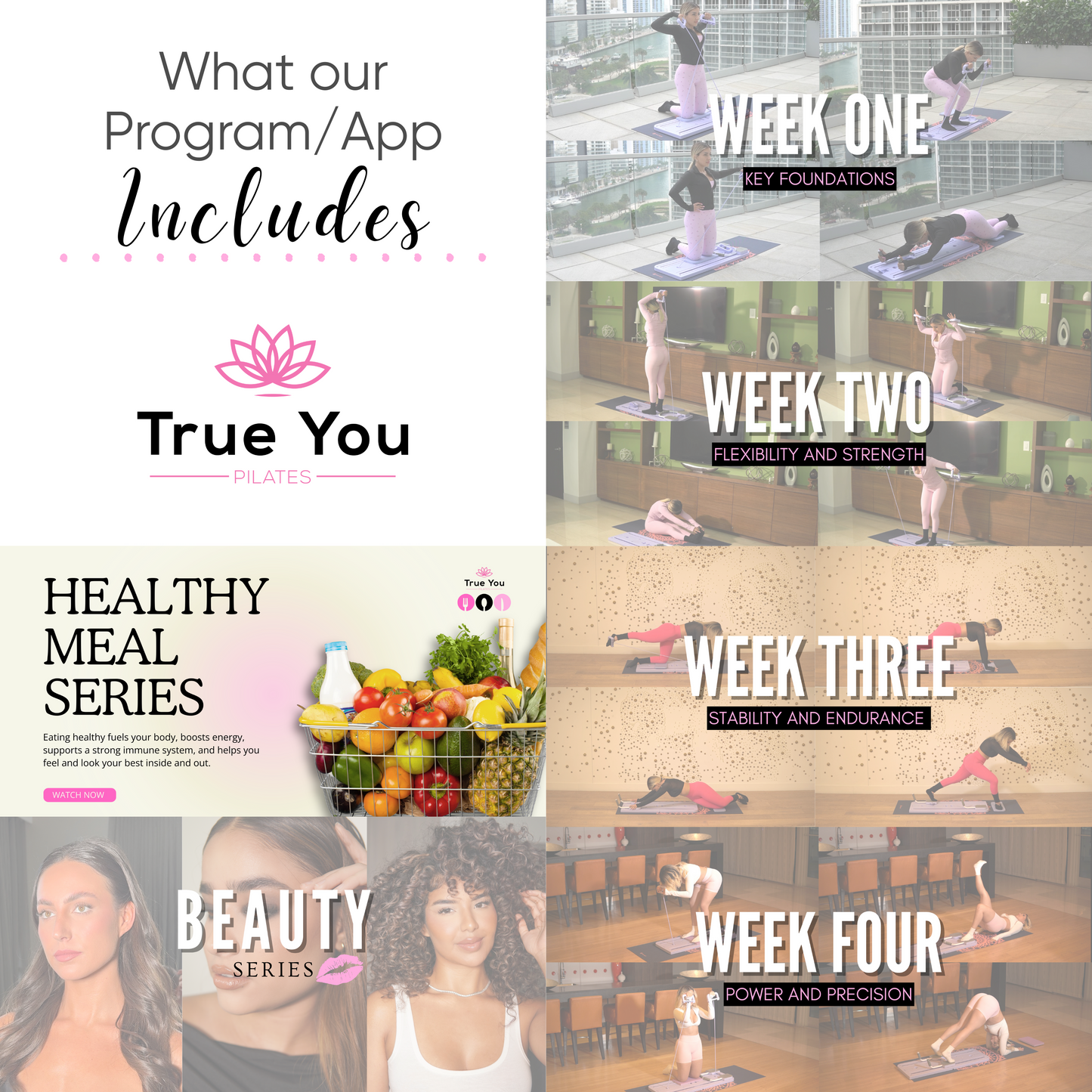 Mini Pilates Board + 30 Day Challenge/Access to the App